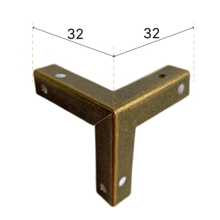 Уголок С-085 бронза