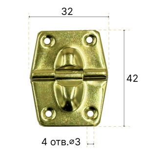 Петля D-4232 золото